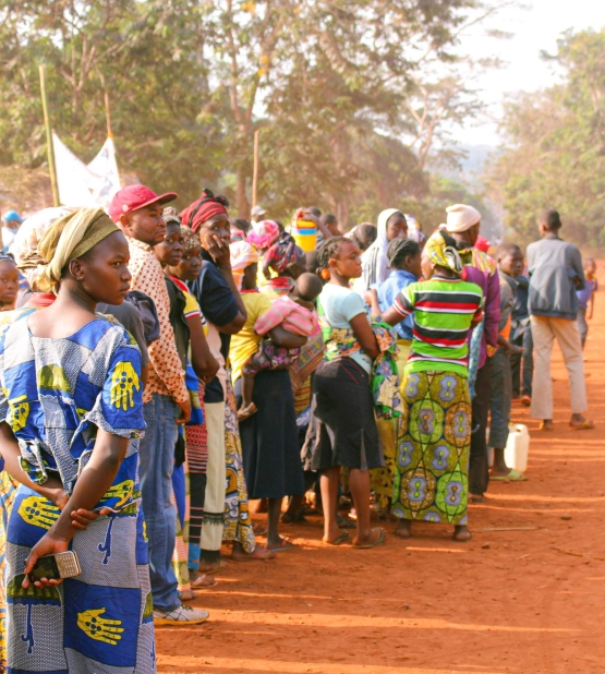 中非難民逃離中非共和國