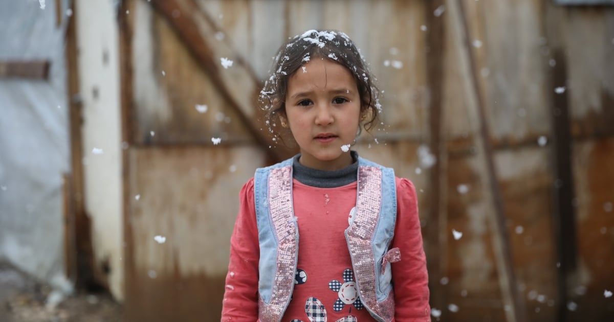 As temperatures drop, millions of families forced to flee will face another cold winter far from home.
