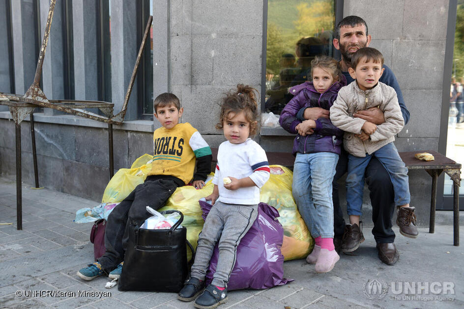 Refugees fleeing to Armenia