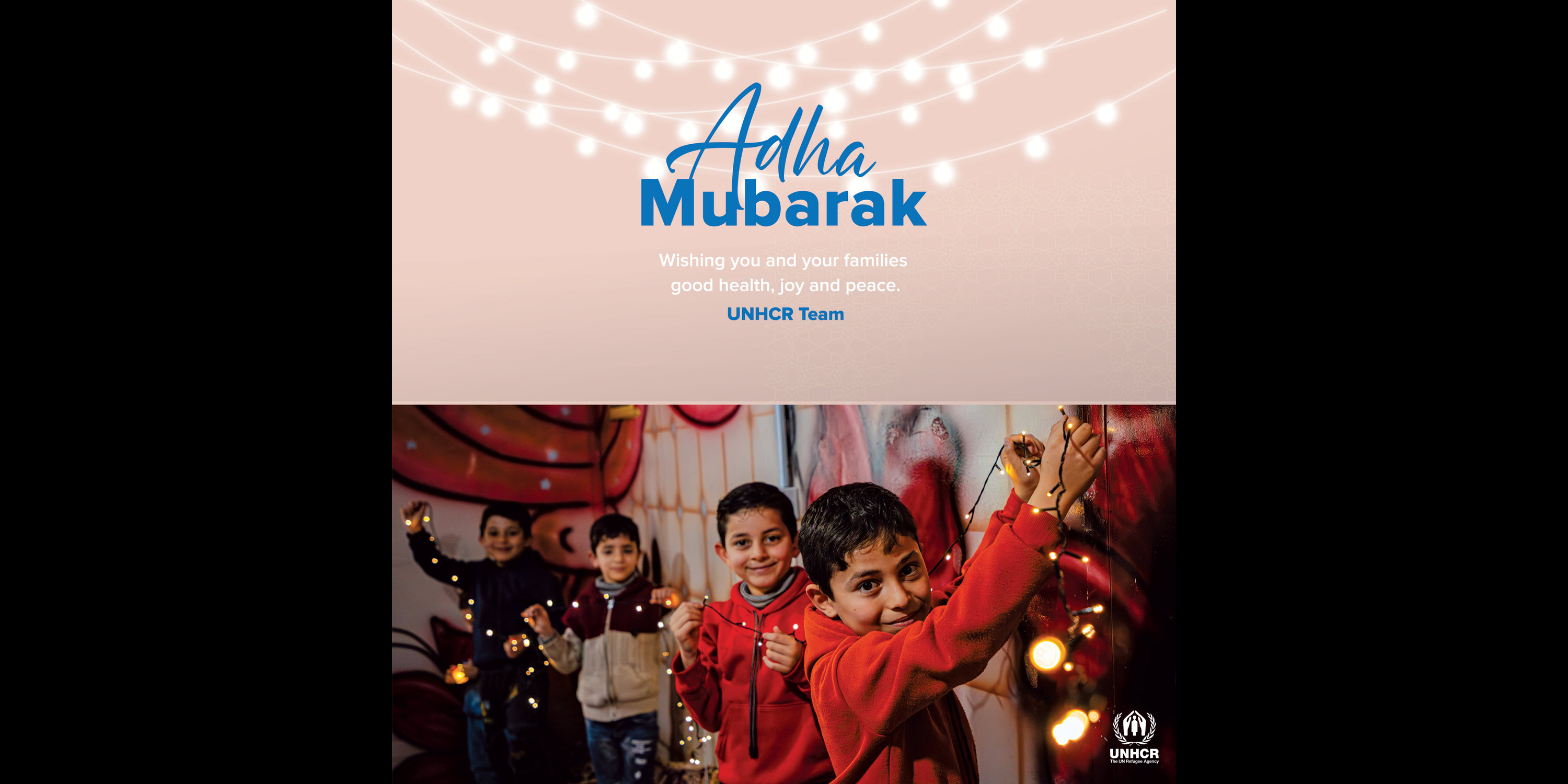 Al Adha kids celebrading