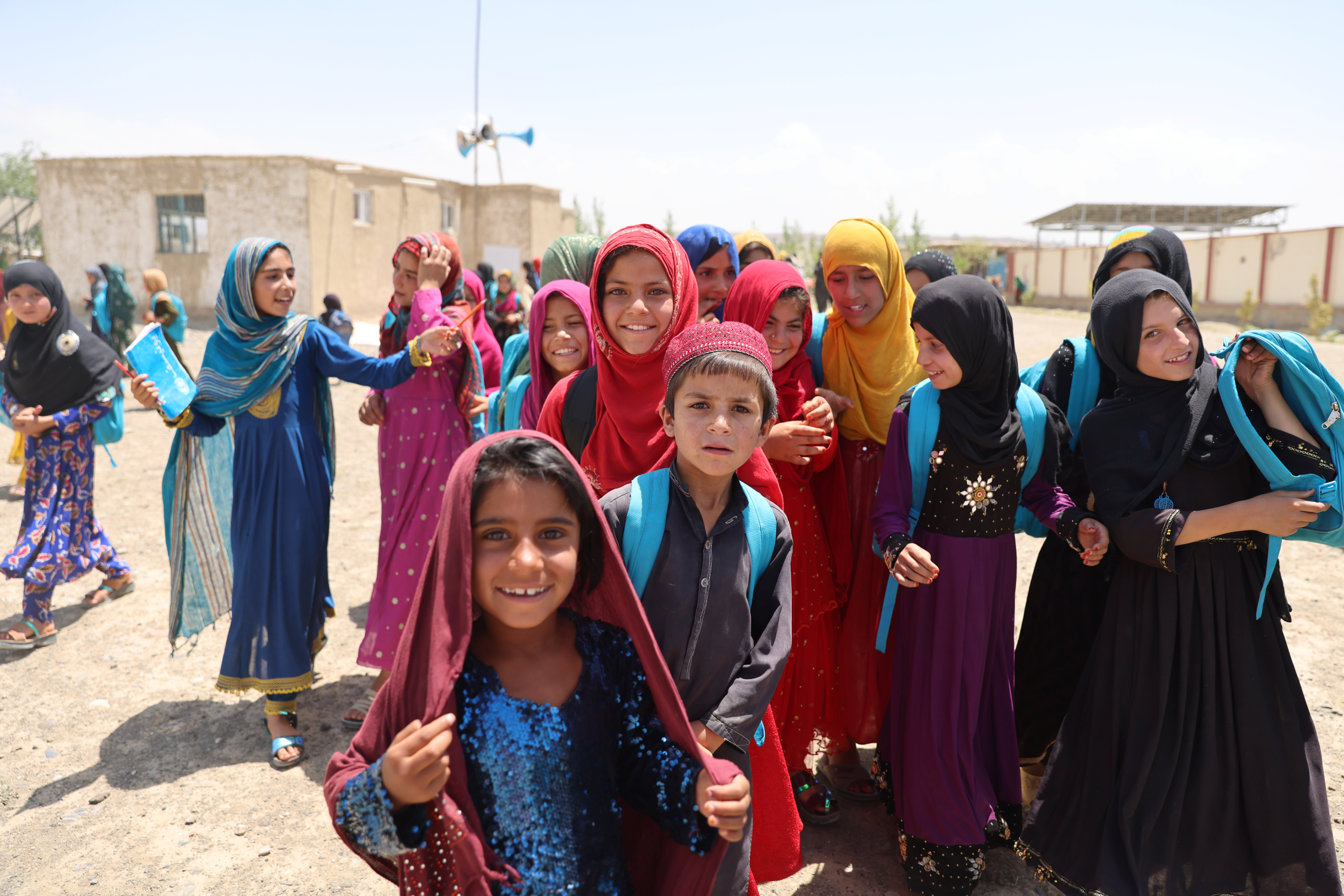 Afghanistan. New school being built in Logar