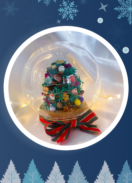 發光水晶球聖誕樹 Glowing Crystal Ball Christmas Tree