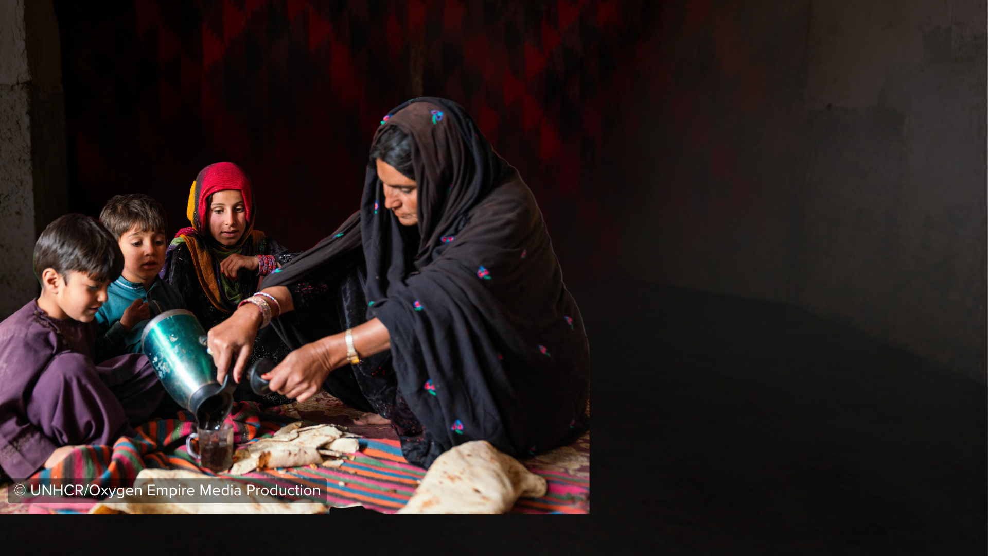 Akhtar Bibi, a mother of five, is an internally displaced person (IDP) from Faryab province who has been living in Herat for seven years.