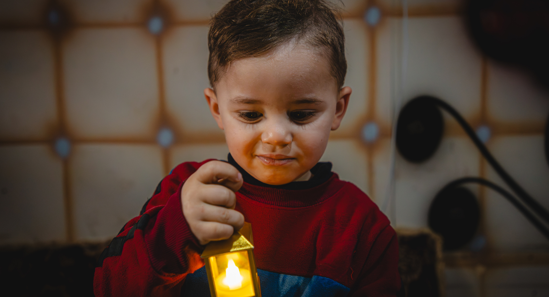 Jad, a 5-year-old Syrian refugee living in Jordan’s Zaatari