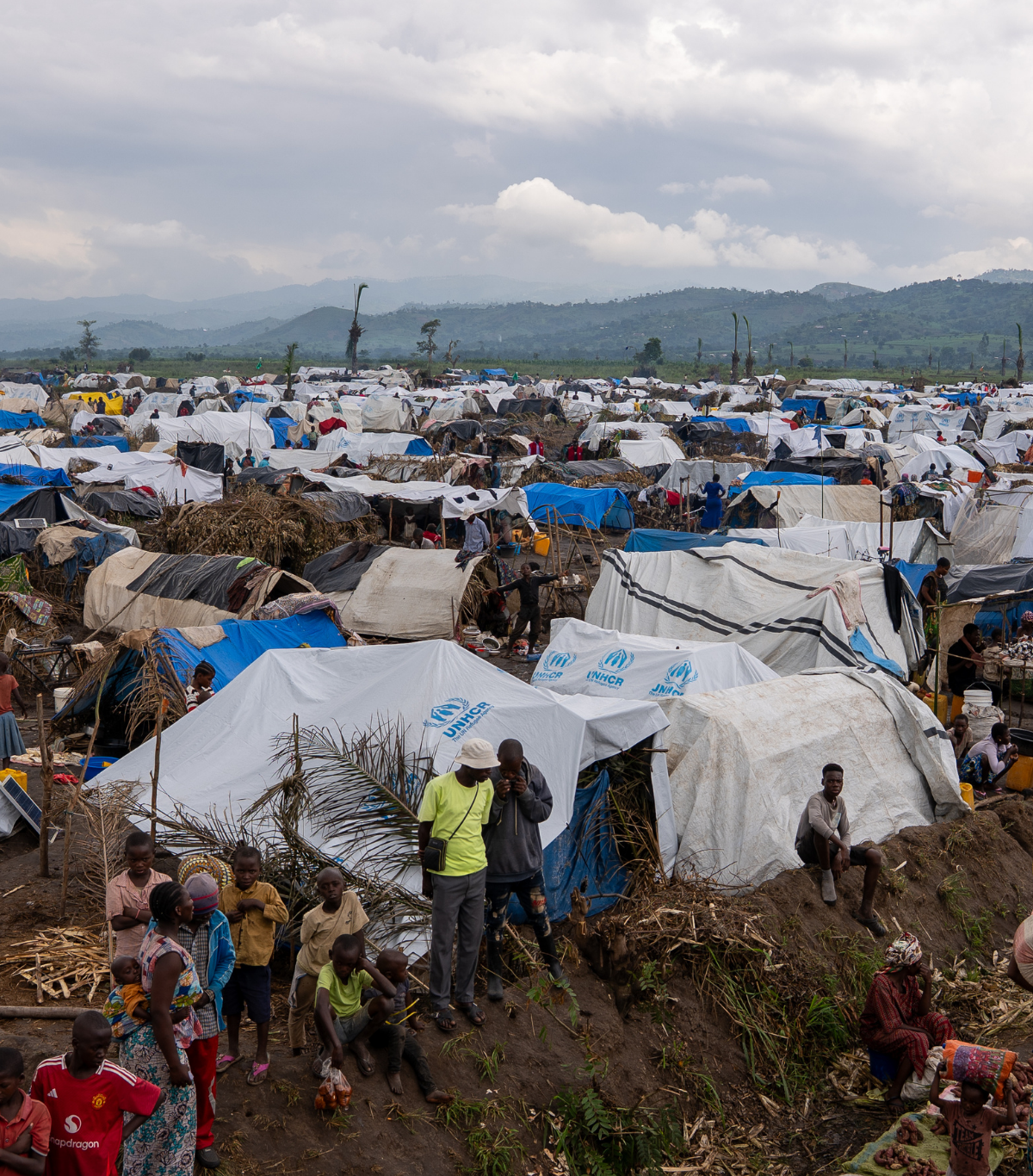 Families displaced by conflict arrive in Burundi after fleeing eastern Democratic Republic of the Congo.