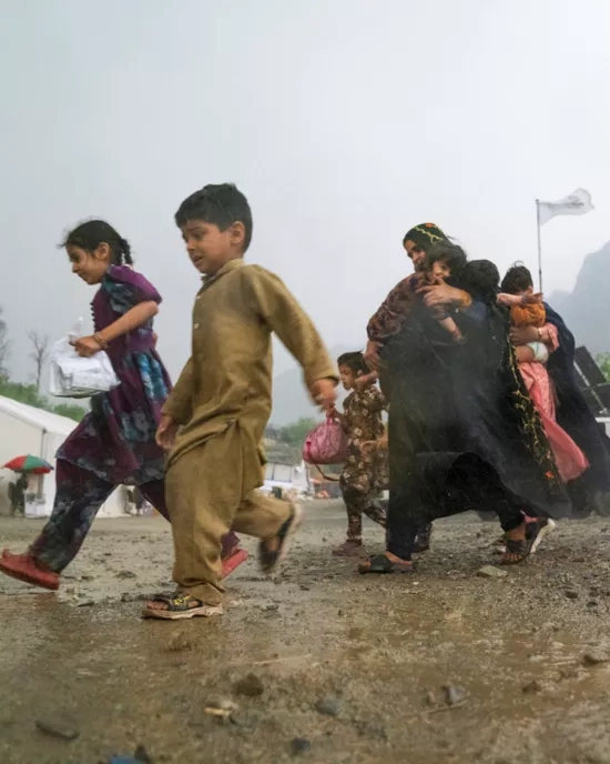 A Humanitarian Crisis Demands Urgent Action: Help Returning Afghans afghan children and families at the Torkham border area receive assistance from UNHCR including emergency cash for food and essential items.