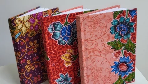 Batik notebook - Donate to Redeem
