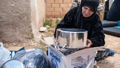 Syria. Lifesaving core relief items provided by UNHCR