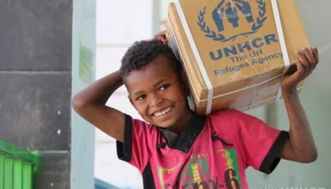 Yemen. UNHCR delivers emergency aid to 1,000 families in the centre of Taizz city
