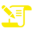 icon documents yellow