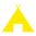 icon tent yellow