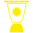 icon solar lamp yellow