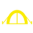 icon tent yellow